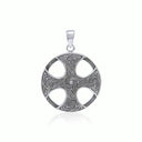 Silver Celtic Knot Cross Pendant Gaelsong

