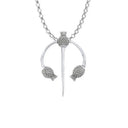  Sterling Silver Scottish Thistle Pendant Gaelsong