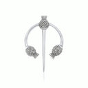  Sterling Silver Scottish Thistle Pendant Studio Gaelsong