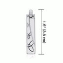 Silver Rectangular Trinity Knot Pendant
Studio Gaelsong