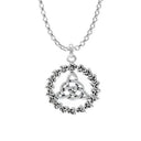 Silver Triquetra Knotwork Celtic Pendant Gaelsong
