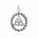 Silver Triquetra Knotwork Celtic Pendant Studio Gaelsong
