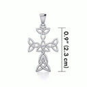 Celtic Triquetra Cross Pendant Studio Gaelsong 
