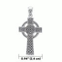 Sterling Silver Celtic Cross Pendant  Gaelsong
