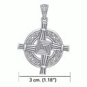 Sterling Silver Saint Brigid's Cross Pendant  Gaelsong 
