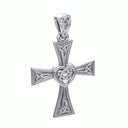 Silver Celtic Heart Cross Pendant Gaelsong
