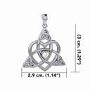 Trinity Knot Celtic Heart Pendant Gaelsong
