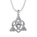 Trinity Knot Celtic Heart Pendant Studio Gaelsong
