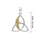 Celtic Moon Trinity Pendant Gaelsong

