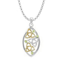 Two-Tone Triple Trinity Knot Pendant Gaelsong

