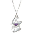 Heart of Scotland Amethyst Pendant Gaelsong
