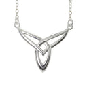 Celtic Trinity Knot Necklace in Silver Gaelsong
