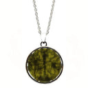 Authentic Connemara Marble Reversible Celtic Pendant Tree of Life Back View Gaelsong