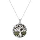 Connemara Marble Inlay Silver Celtic Tree of Life Pendant Gaelsong