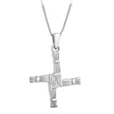 St. Brigid's Cross Sterling Silver  Pendant Gaelsong