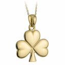 Gold Plated Irish Shamrock Pendant Gaelsong
