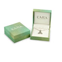 Silver Plated Crystal Shamrock Pendant Box Gaelsong