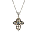 Women's Sterling Silver & 10K Gold Celtic Cross Necklace Gaelsong