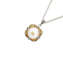 Gold Irish Fresh Water Pearl Necklace studio Gaelsong