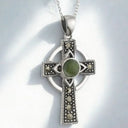 Connemara Marble Celtic Cross Gaelsong
