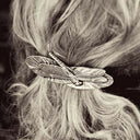J40900 Whimsical Dragonfly Hair Barrette Lifestyle Gaelsong
