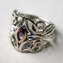 Amethyst Celtic Guardian Angel Ring  Gaelsong