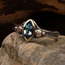 Topaz Celtic Rocks & Rivers Ring Lifestyle Gaelsong