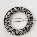 Round Celtic Knotwork Barrette Gaelsong