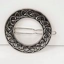 Round Celtic Knotwork Barrette Studio Gaelsong