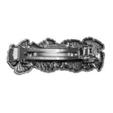 Women's Handmade Celtic Flower Barrette back view Gaelsong