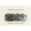 Women's Handmade Celtic Flower Barrette front view Gaelsong