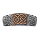 Leather Celtic Knotwork Hair Barrette Studio Gaelsong