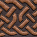 Leather Celtic Knotwork Hair Barrette Gaelsong