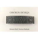 Handcrafted Celtic Harmony Knot Barrette Front View Gaelsong