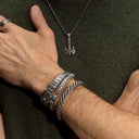 J50041 Dragon-weave Bracelet with Celtic Clasp Lifestyle Gaelsong
