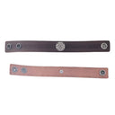 J52184 Men's Brown Leather Cuff Made in Ireland Gaelsong
