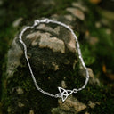 J52193S Celtic Triquetra Knot Anklet Gaelsong
