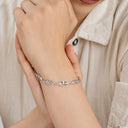 J52198S Sterling Silver Claddagh Celtic Knot Charm Bracelet  Gaelsong
