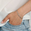 J52201S 10K Gold Silver Irish Claddagh Bracelet Gaelsong
