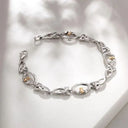 J52201S 10K Gold Silver Irish Claddagh Bracelet  Gaelsong
