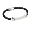 J52203S Inisheer Celtic Knot Leather Bracelet Studio Gaelsong
