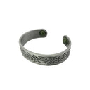 J52206 Silver Pewter Cuff Bracelet Connemara Stone Gaelsong