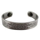 J52206 Connemara Marble Celtic Knotwork Bracelet Silver Gaelsong
