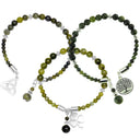 Connemara Marble Celtic Lucky Horseshoe Bracelets Gaelsong