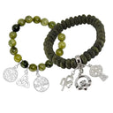 Connemara Marble Celtic Charm Bracelets Gaelsong