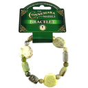 Nugget Style Connemara Marble Stretch Bracelet Heart Studio Gaelsong