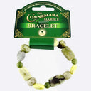 Rare Connemara Marble Beads Stretch Bracelet