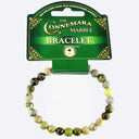 Rare Connemara Marble Beads Stretch Bracelet