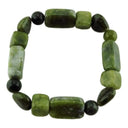 Rare Connemara Marble Beads Stretch Bracelet Multi Marble Gaelsong