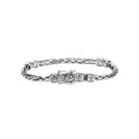 Celtic Knotwork Silver Wheat Link Irish Bracelet Gaelsong